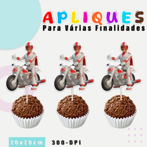 Aplique com borda branca Toy Story 5