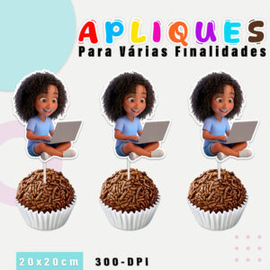 Aplique com borda branca Toy Story 5
