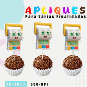 Aplique com borda branca Toy Story 5