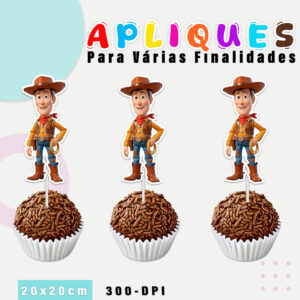 Aplique com borda branca Toy Story 5