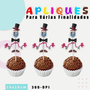 Aplique com borda branca Toy Story 5