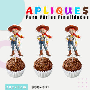 Aplique com borda branca Toy Story 5