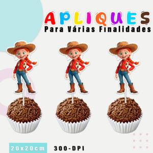 Aplique com borda branca Toy Story 5