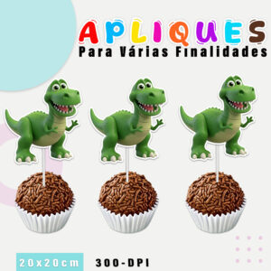 Aplique com borda branca Toy Story 5