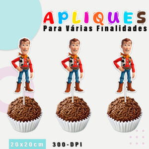 Aplique com borda branca Toy Story 5