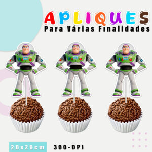 Aplique com borda branca Toy Story 5
