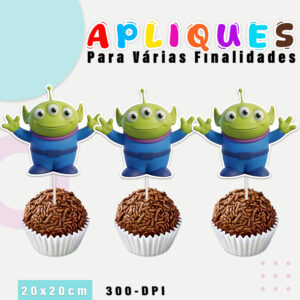 Aplique com borda branca Toy Story 5