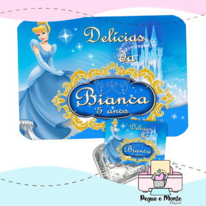 Marmitinha Personalizada Cinderela