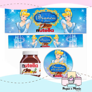 Rótulo para Nutella Cinderela