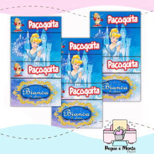 Rótulo para Paçoquita Cinderela